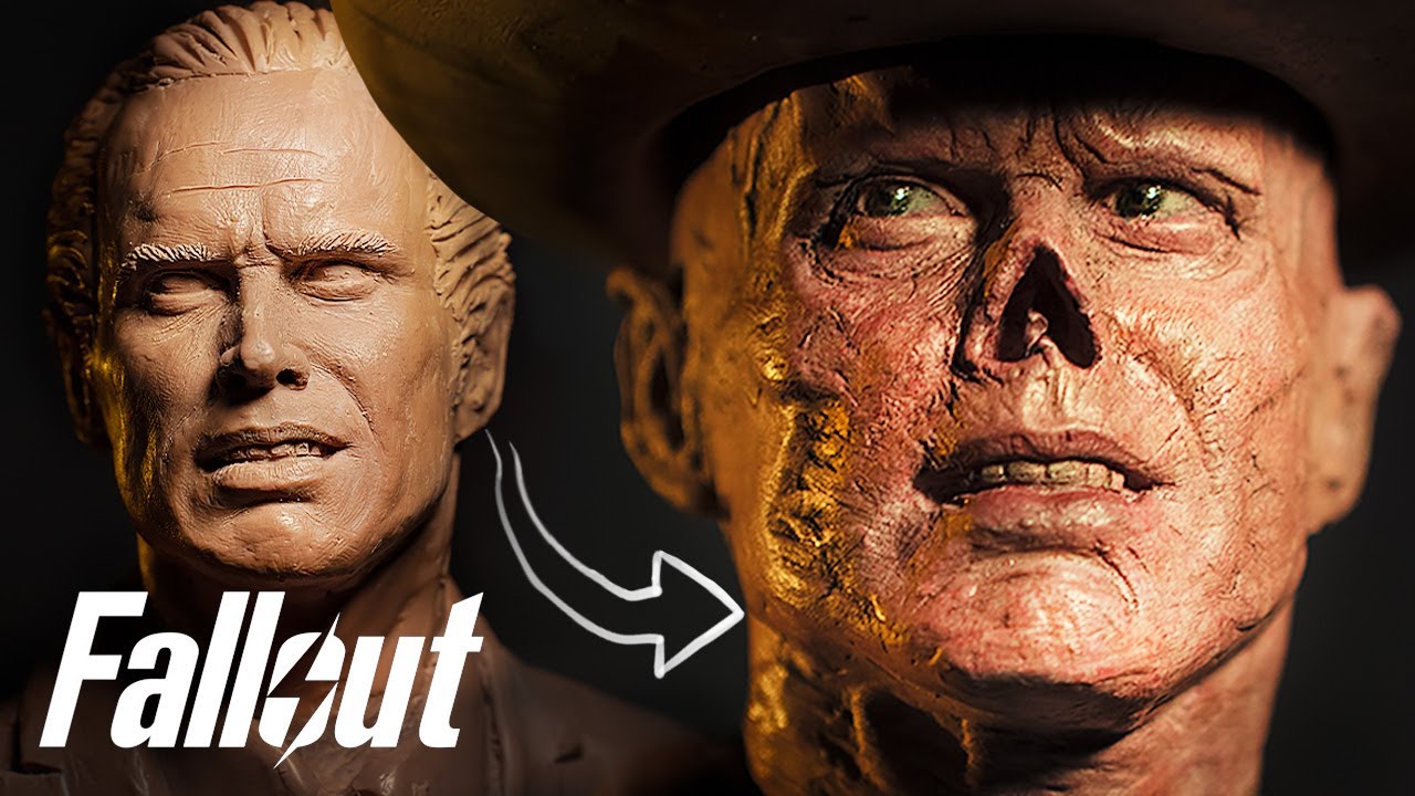 The Ghoul - Fallout (Walton Goggins) | Clay Sculpture