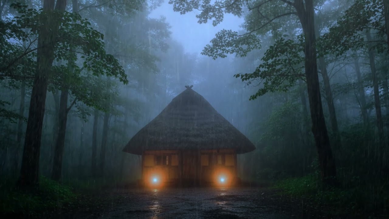 Healing Rain in the Forest – Relax Your Body and Mind