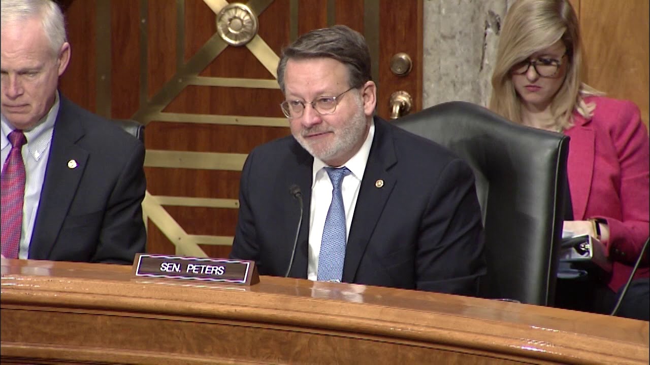 Senator Peters Remarks on Cutting Wasteful Government Spending at High Risk List Hearing