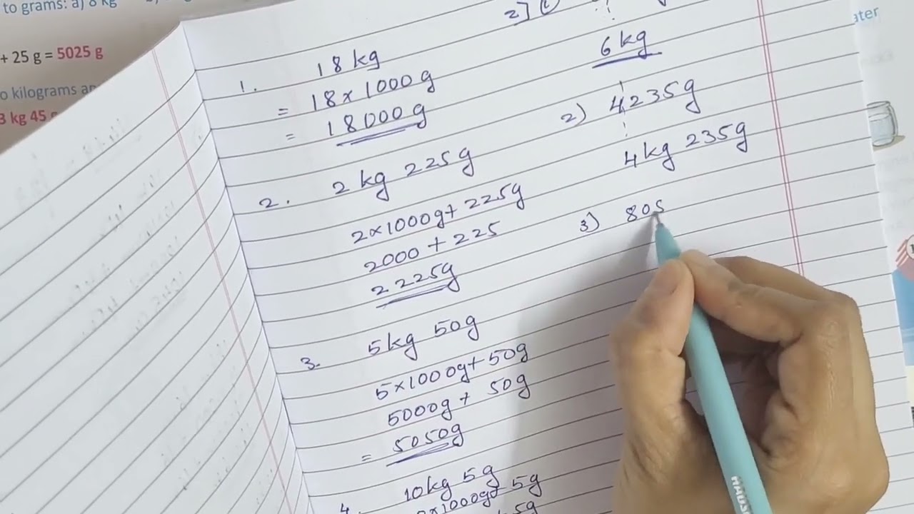 Class 4 Maths Lesson 12:Measurements(Practice 4 and 5)