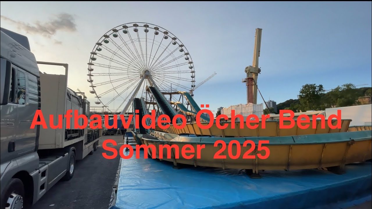 Öcher Bend Sommer 2025 l Kirmes in Aachen l Aufbauvideo Teil 2 