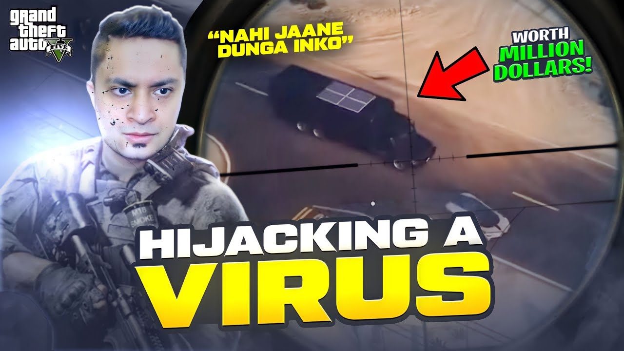 MILLION DOLLAR VIRUS GOT HIJACKED 😡 - GTA 5 GAMEPLAY - MRJAYPLAYS