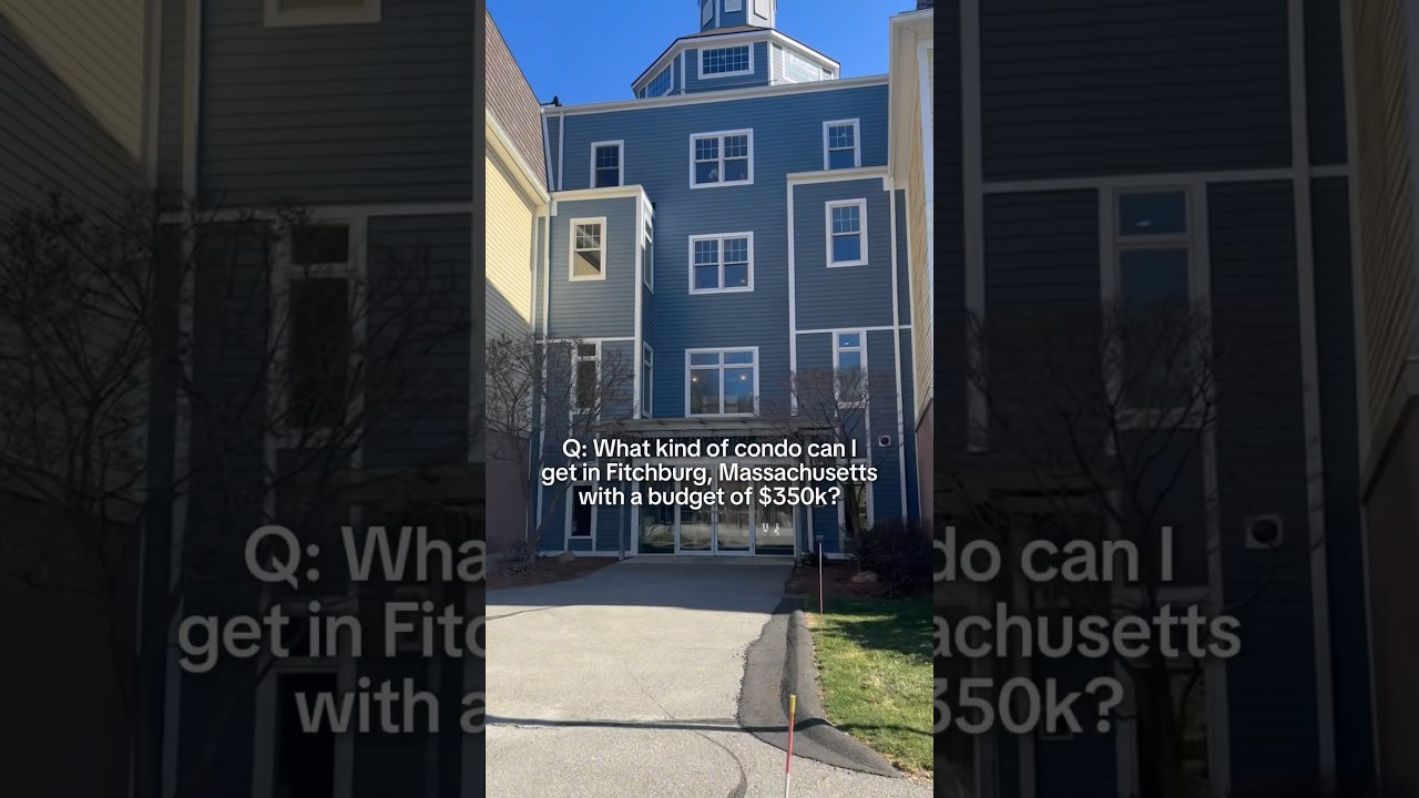 A 2 bed 2 bath condo you can buy in Fitchburg, Massachusetts with a budget of $350,000. #centralmass