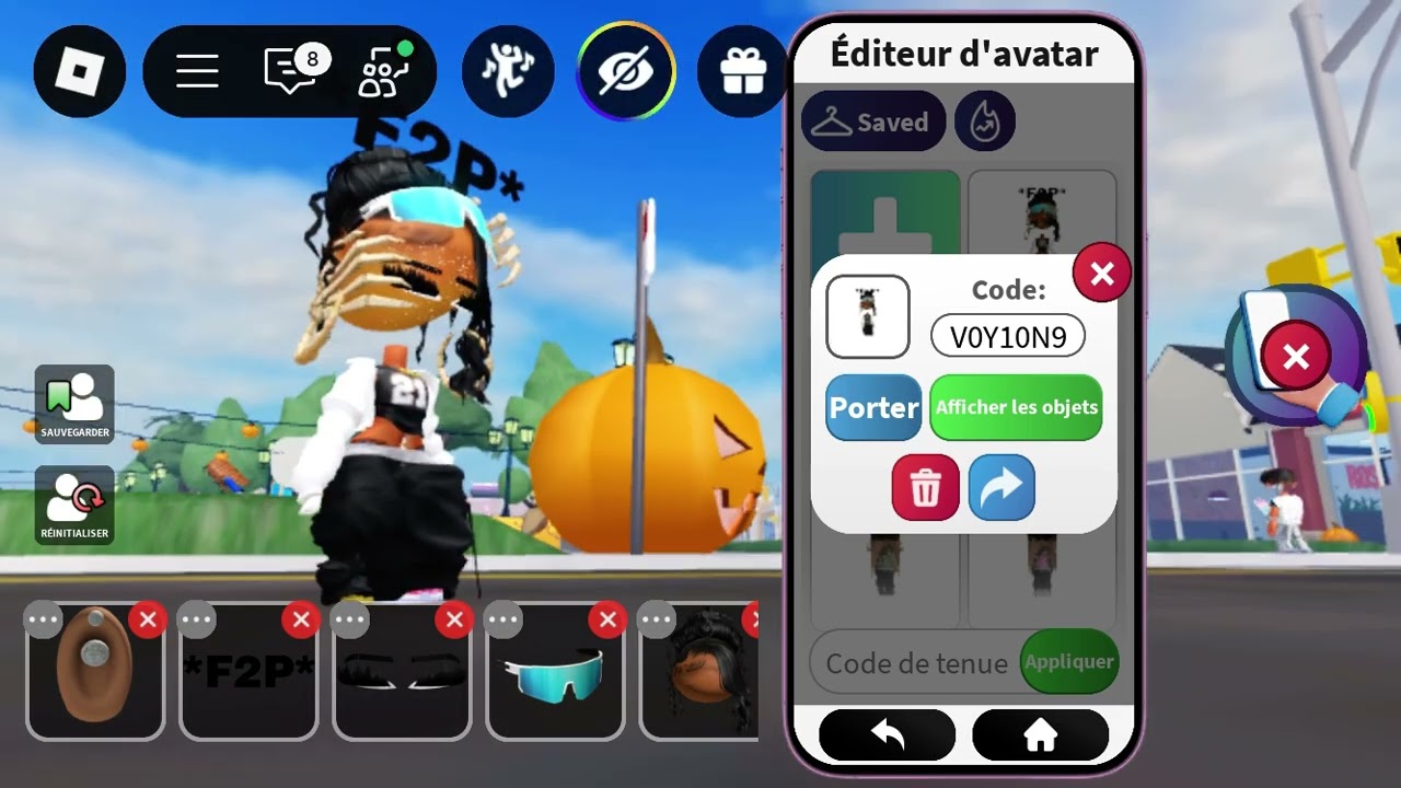 Code skin fille 👧😝