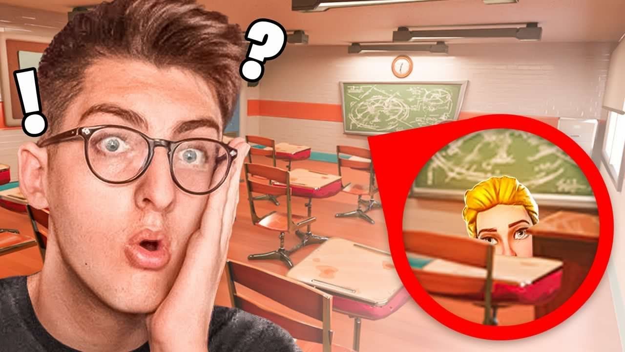 ΚΡΥΦΤΟ ΜΕΣΑ ΣΤΟ ΣΧΟΛΕΙΟ ΤΟΥ FORTNITE