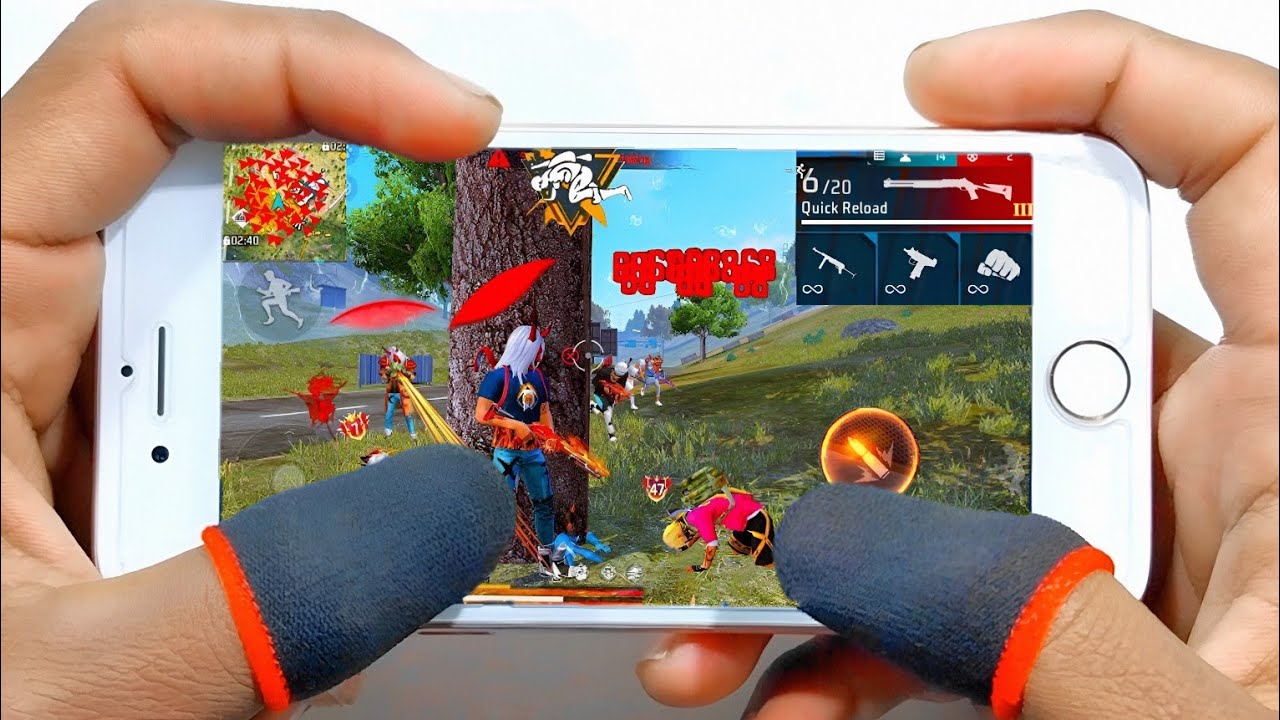 Free Fire Gameplay test iphone 6s max settings HUD+DPI+ MACRO 1 gb ram🤯 25kill