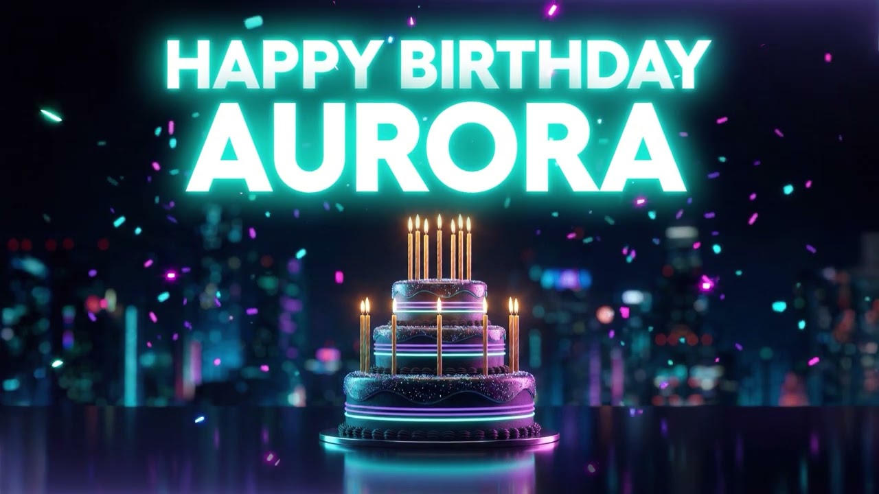 Happy Birthday Song for Aurora ✨ Original Party Version