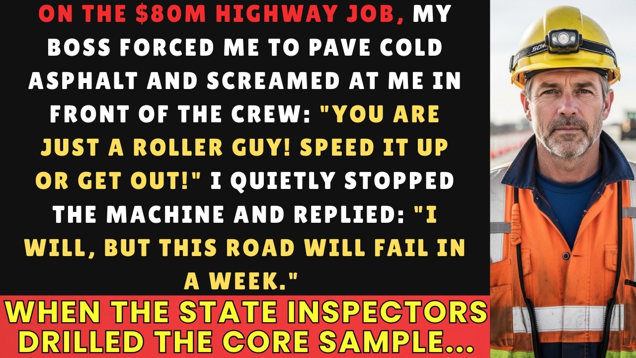 On $80M Highway Job Boss Forced Cold Asphalt 