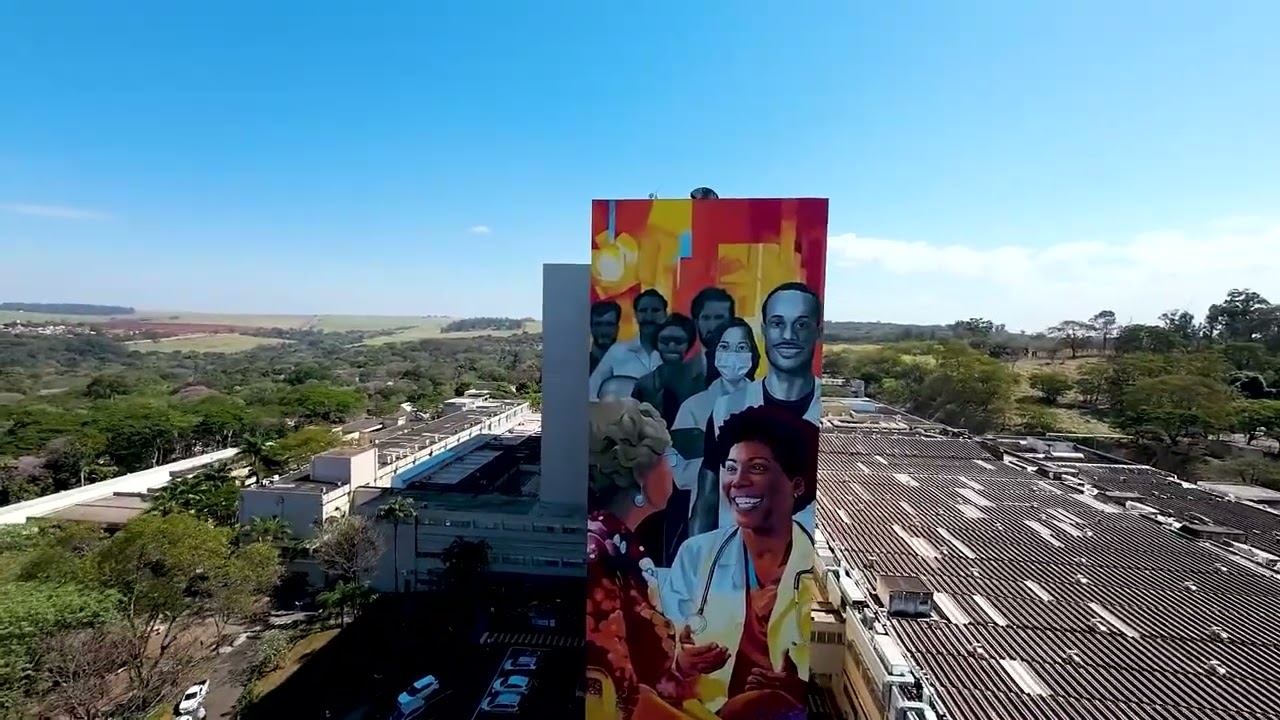 RIBEIRÃO PRETO - Vídeo campus USP vista de cima