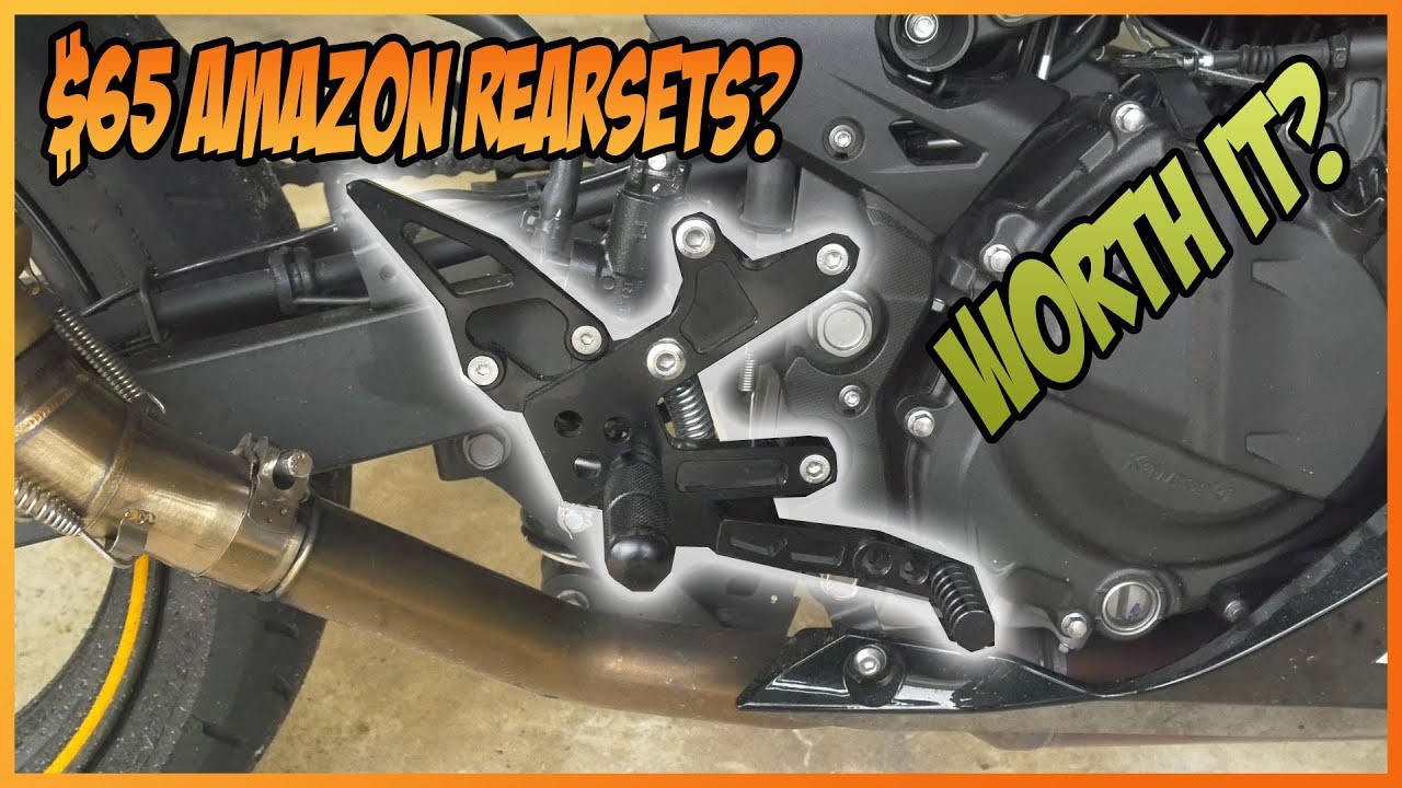 Kawasaki Ninja 400 / Z400 $65 Amazon Rearsets Are they worth it?