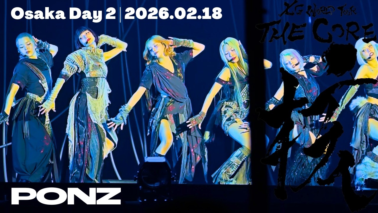 XG - HYPNOTIZE (Osaka Day 2, 2026.02.18) | THE CORE | 4K