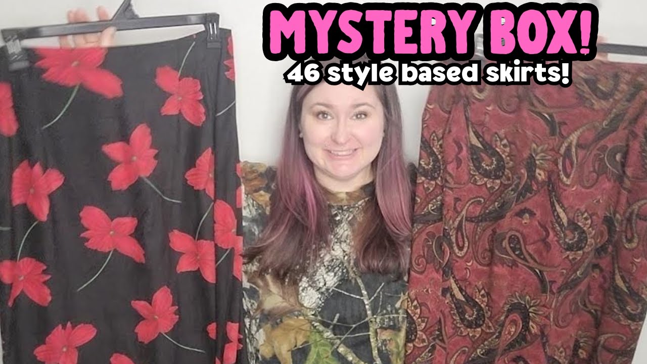 Raghouse skirt Mystery Unboxing! | 46 plus size fall and winter skirts
