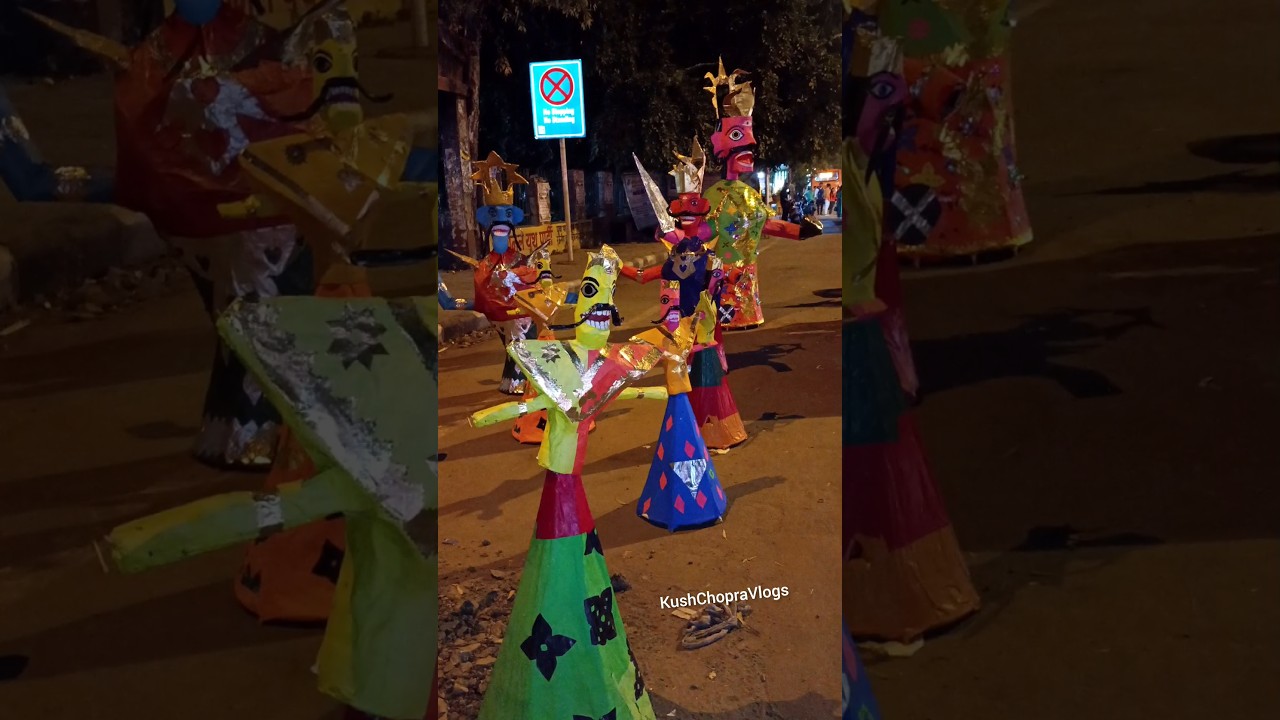 Delhi Ravan 2023 | Ravan Market 2023 | Ravan Making 2023 | Tilak Nagar Ravan #ravan #tilaknagar