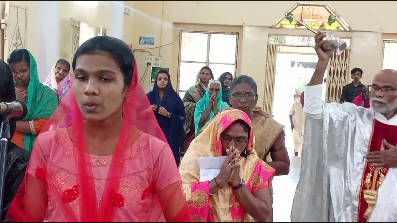 ஞாயிறு திருப்பலி  ஜனவரி மாதம்  11.01.206 தூய லூர்து அன்னை ஆலயம் கரைச்சுத்துபுதுர் 