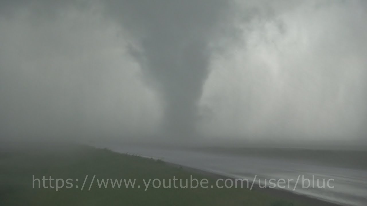 Extremely Close Multi-vortex Tornado near Buxton, North Dakota. July 11, 2017
