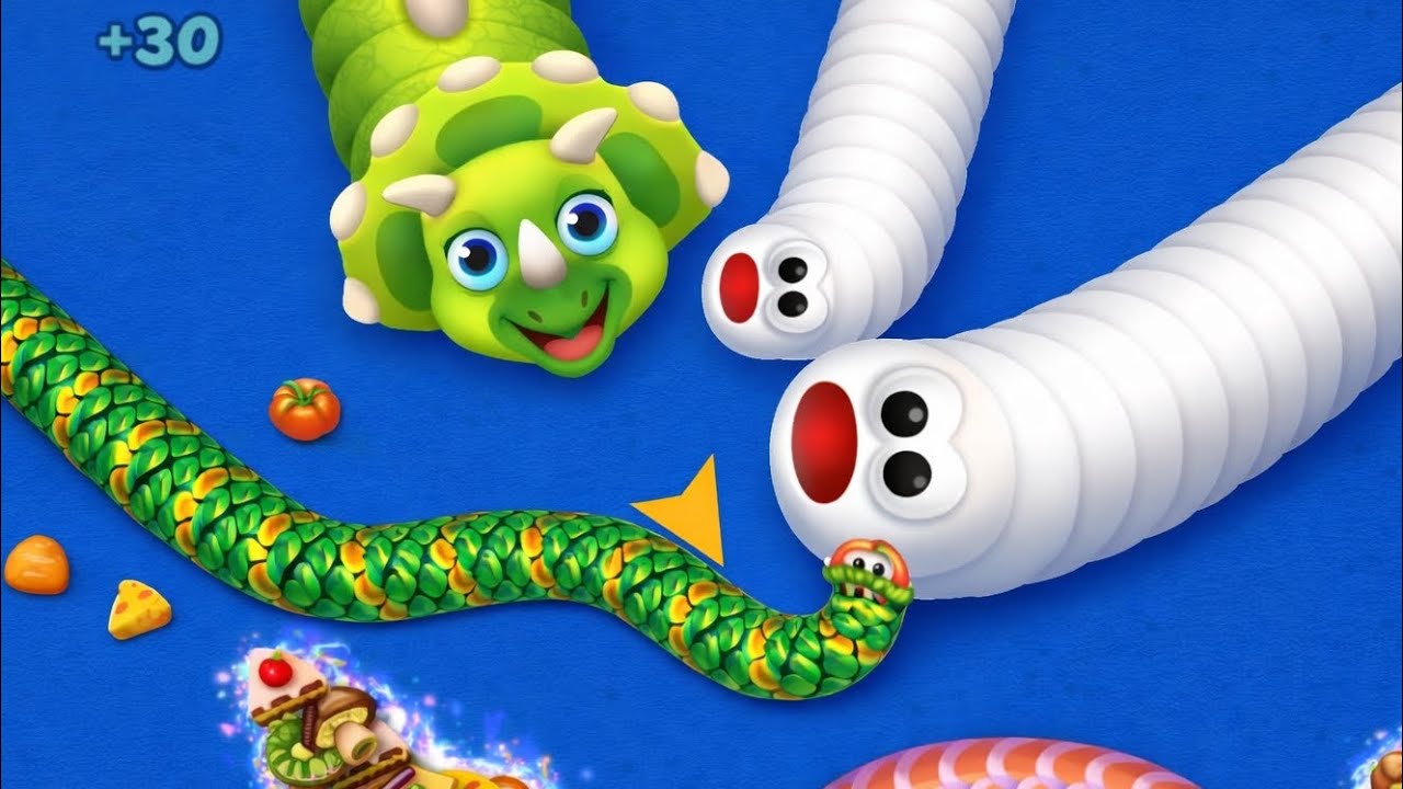 🐍 WORMS ZONE.IO Hungry snake in top gameplay 69 worms zone best gameplay!#wormszone #wormszoneio 