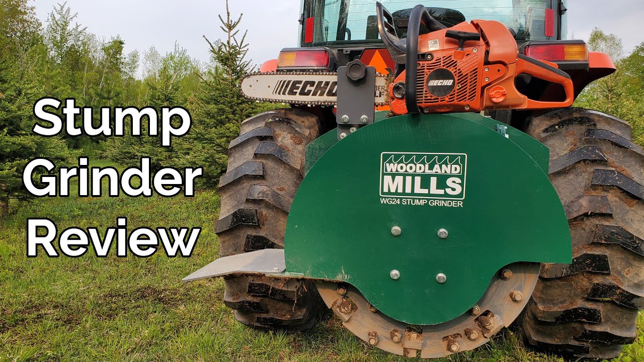 Woodland Mills Stump Grinder Review and Demo