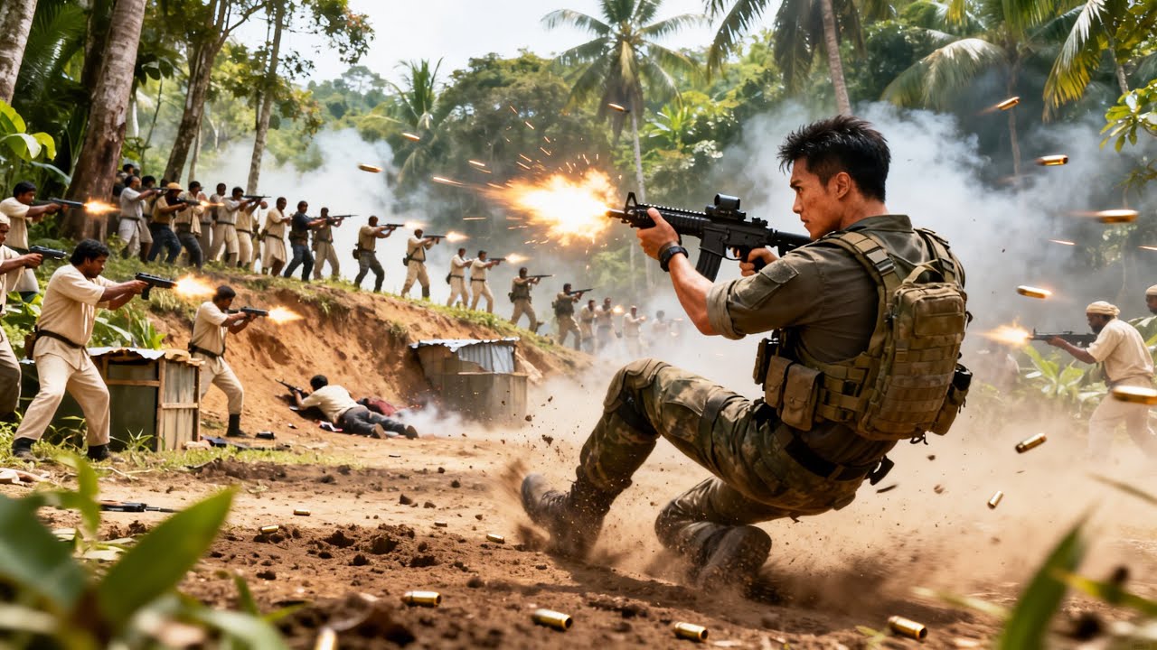 【Youth Movie】战友被毒贩袭击，特种兵王暴怒，单枪匹马冲锋，怒杀1000名毒贩！#電視劇 #經典#杨洋