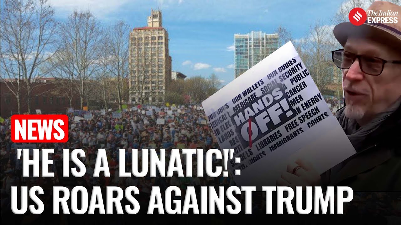 Thousands Of 'Hands Off' Protesters Rally Against Donald Trump Across US