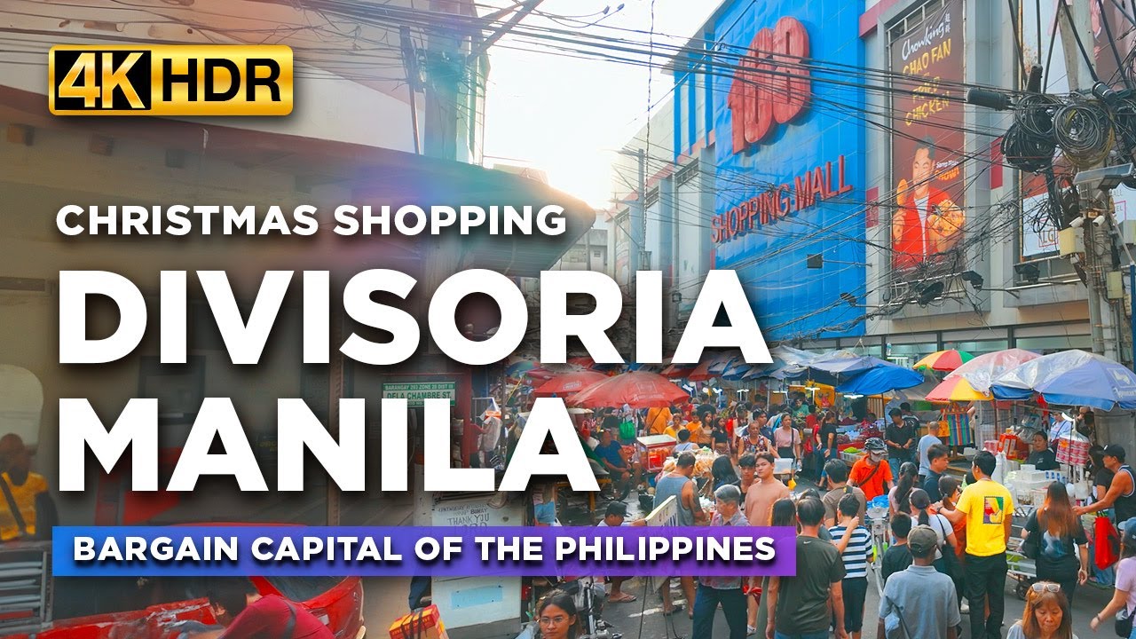 See How Filipinos Shop During Christmas! | DIVISORIA MANILA Bargain Shopping & 168 MALL Tour