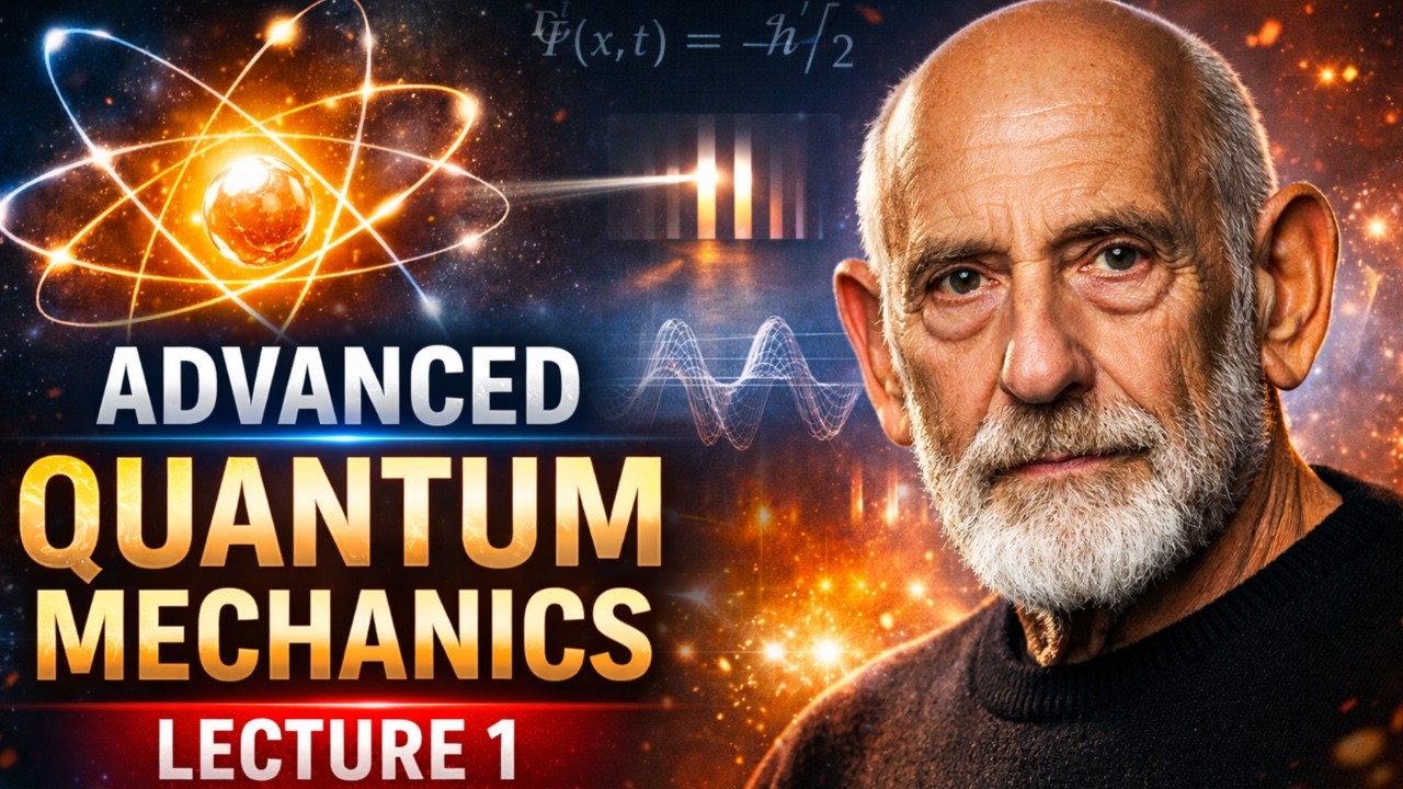Advanced Quantum Mechanics Lecture 1Wavefunctions Operators Uncertainty Quantum FoundationsExplained