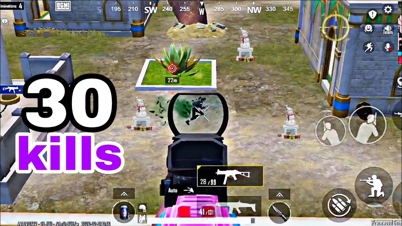 30 kills 😍 the best aggressive game play with BEST LOOT OF PLAYER in Erangle MODE 🔥 BGMI 