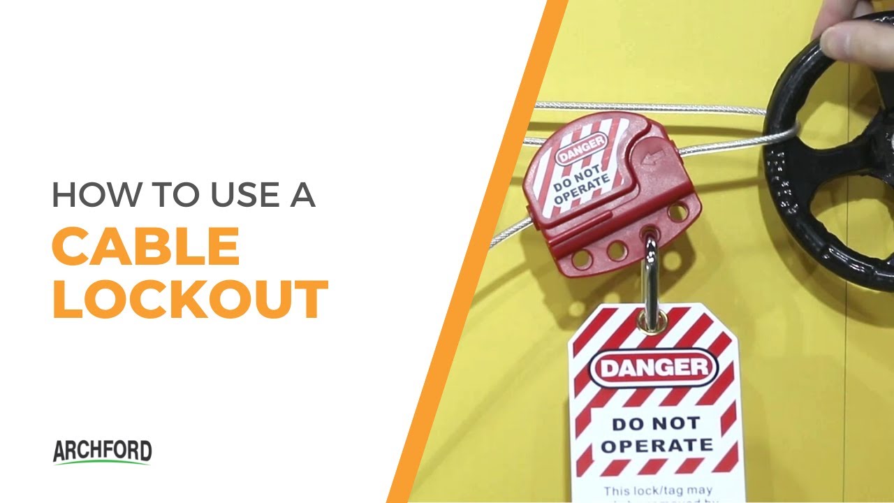 How to Use a Cable Lockout | LotoPro