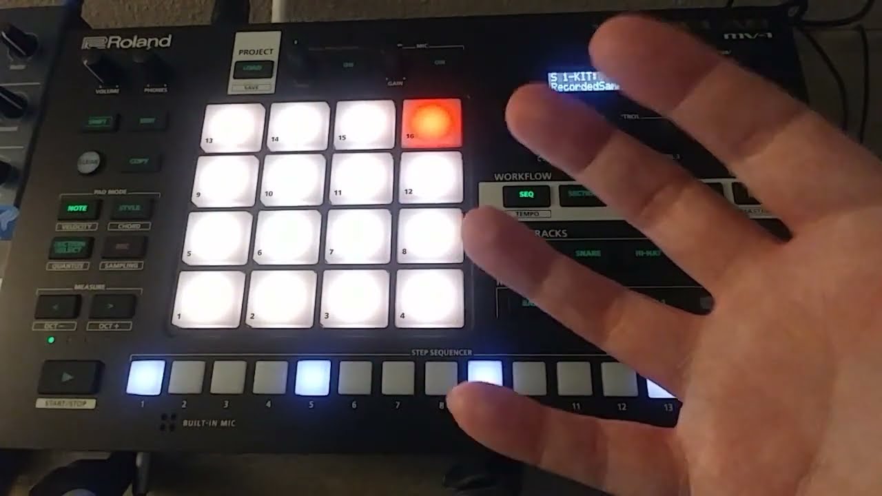 Roland Verselab MV-1: Using Samples with the Kit Track