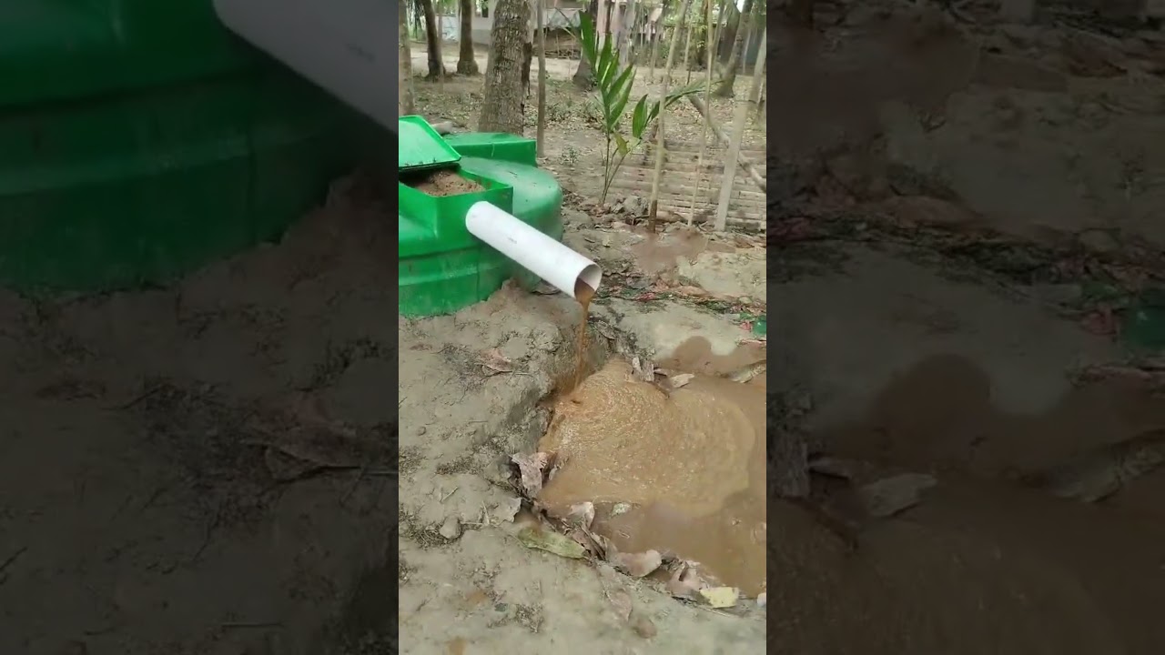 How to make Bio Gas at home with Cow Dung | Krishi o Krishok