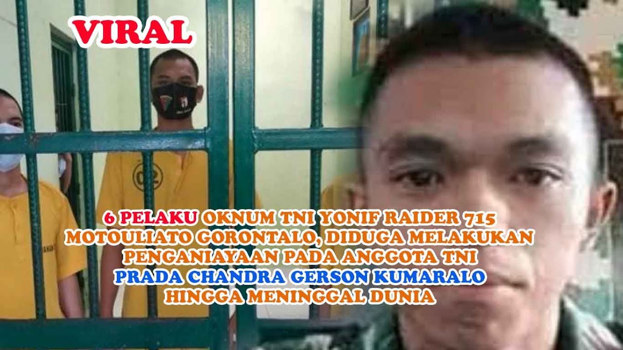 OKNUM TNI PELAKU PENGANIAYAAN PRADA CHANDRA GERSON KUMARALO DITAHAN