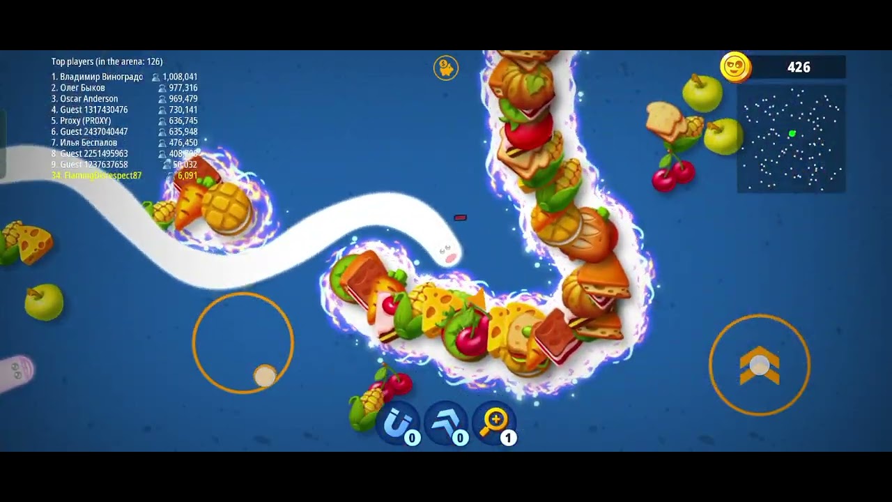 Snake worm 🪱🪱🪱#battle #bigbattle #gameplay #augmentedrealitygame 