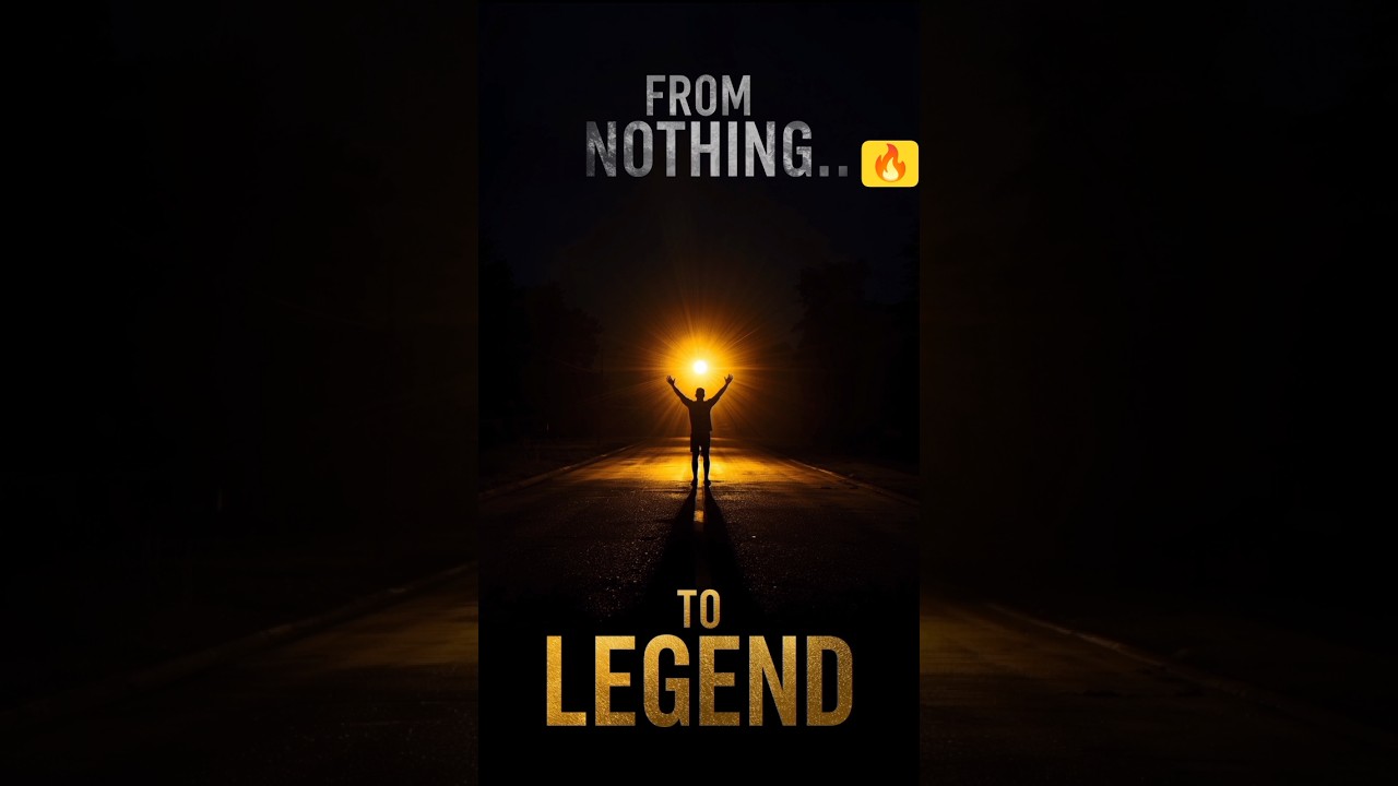 From Nothing to Legend | Deep Motivational Speech#motivation #shorts#viral