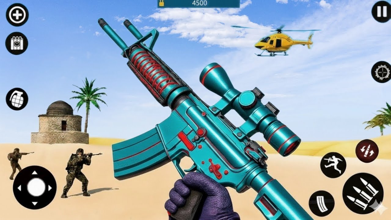 FPS Robot Shooter Strike Anti-Terrorist Shooting🚁🪂 New #2026 Update  Android GamePlay #3