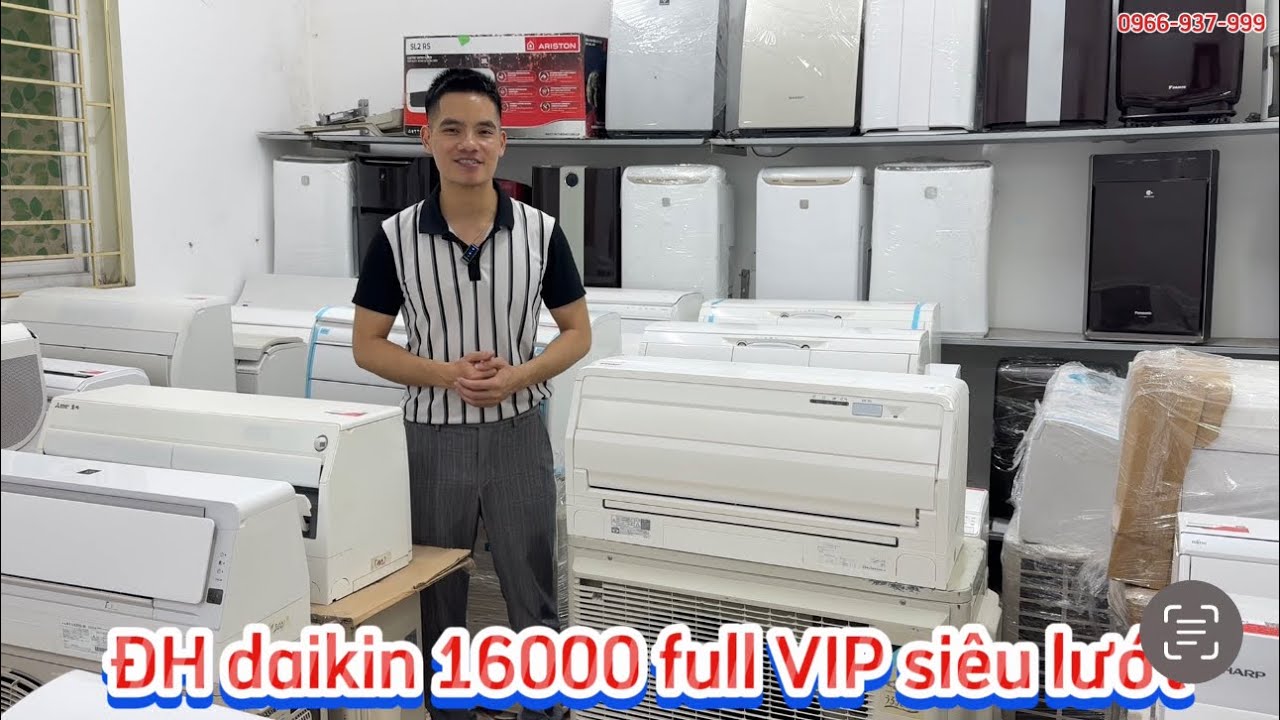 Điều hoà Daikin 16.000 full VIP siêu lướt phòng dưới 25m. 0966 937 999