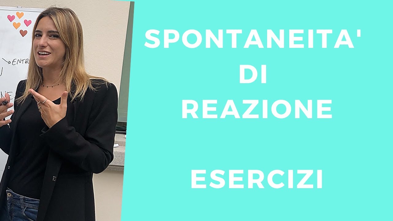 SPONTANEITA' DI REAZIONE - ESERCIZI