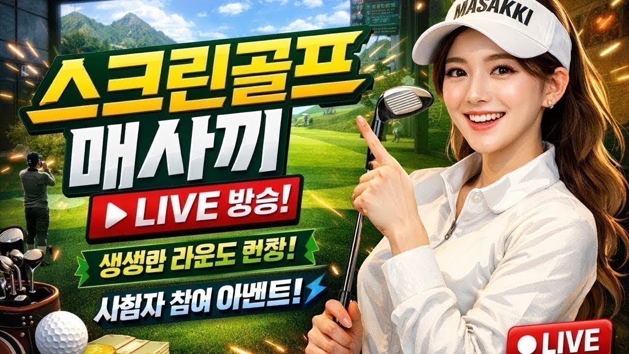 [매사끼] 라이브 방송 2026.2.2 #스크린골프 #골프 #라이브 #Live #Golf #홀인원 #골프존nx