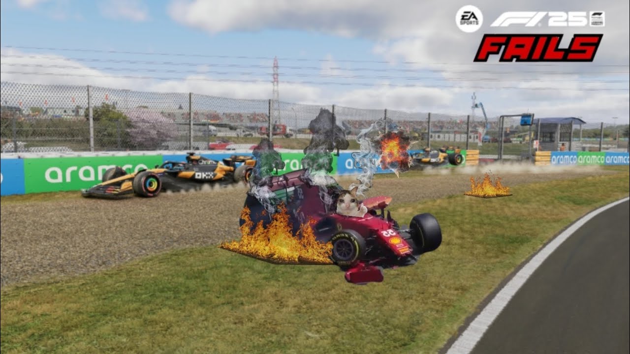 F1 25 FAIL COMPILATION 🔥🏎