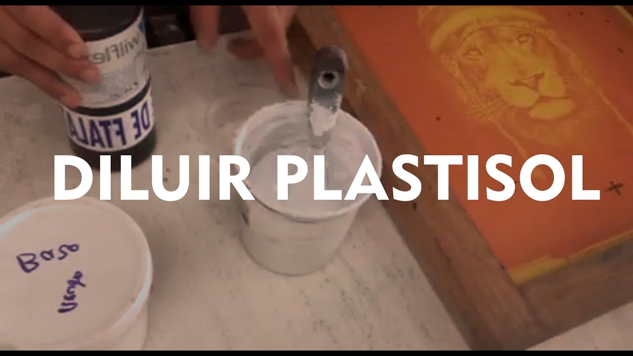 Como diluir las tintas al plastisol? Serigrafía Textil en el Taller Ikarus del Perú