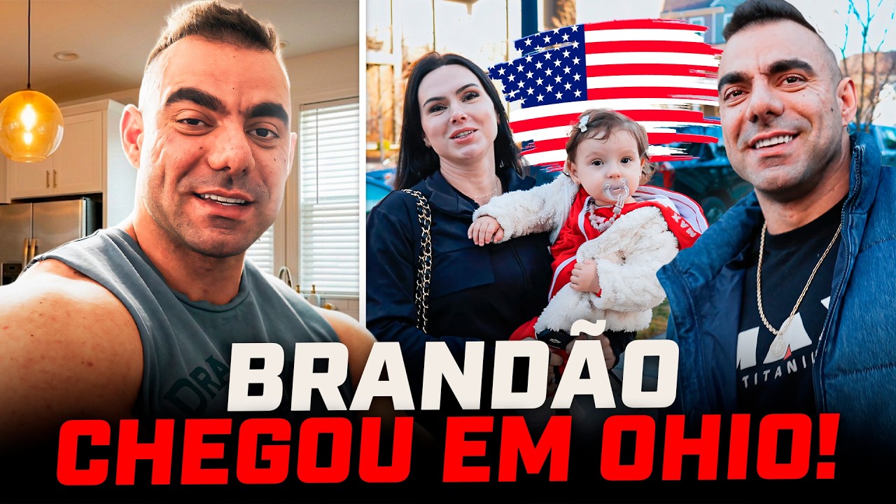BRANDÃO CHEGOU EM OHIO! 6 Dias Para Arnold Ohio