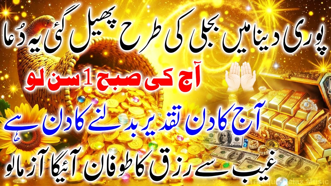 🍯 Best Ramadan Wazifa for Rizq, Job & Prosperity | Powerful Islamic Dua for Barakah & Dua for Money,
