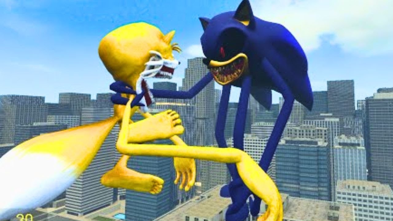 NEW SONIC NIGHTMARE INNYUME SMILEY'S VS ALL SHIN SONIC TAPES in Garry's Mod !!!