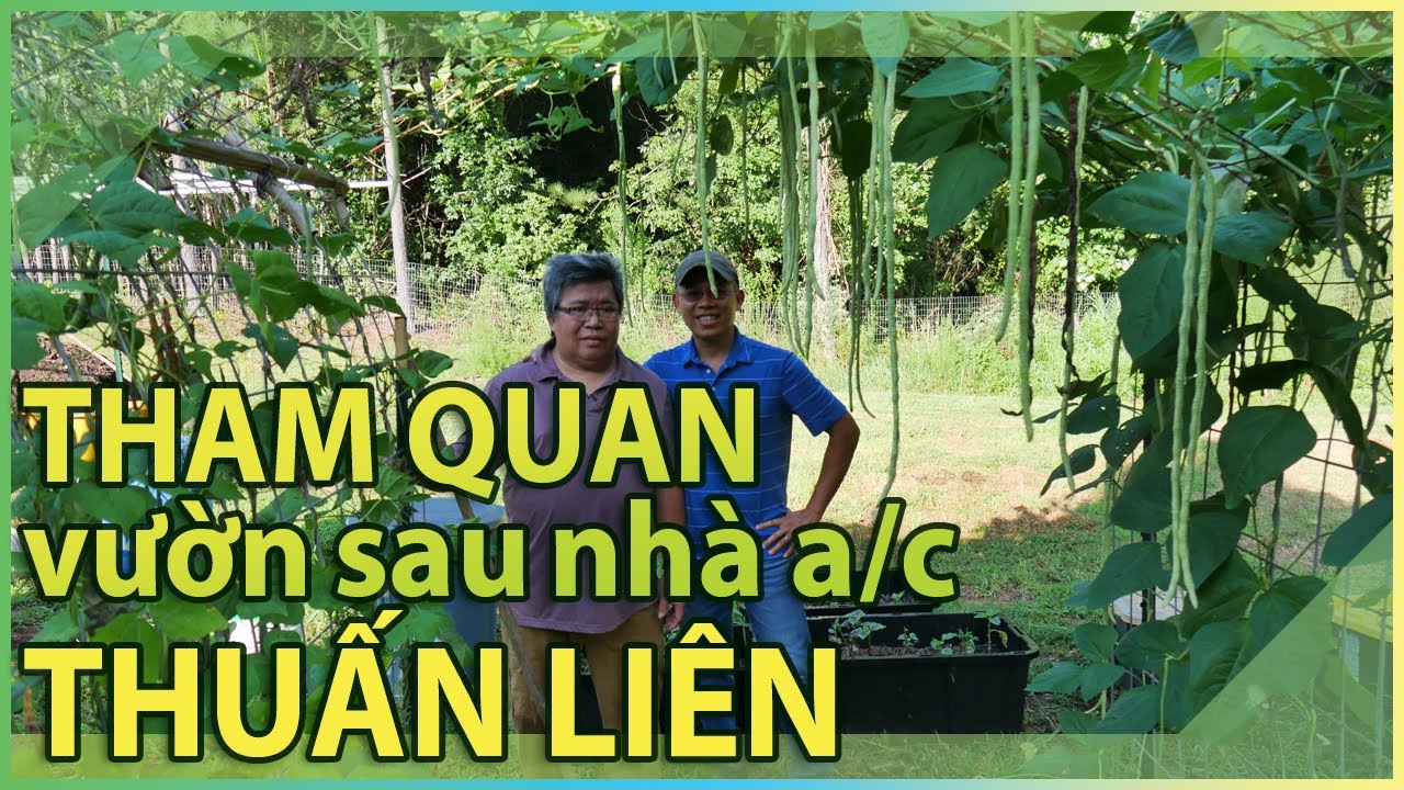 Tham quan vườn a/c Thuấn-Liên (ba má David!)