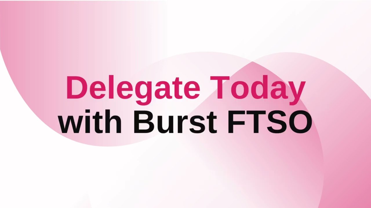 Delegating to Burst FTSO on @FlareNetworks.