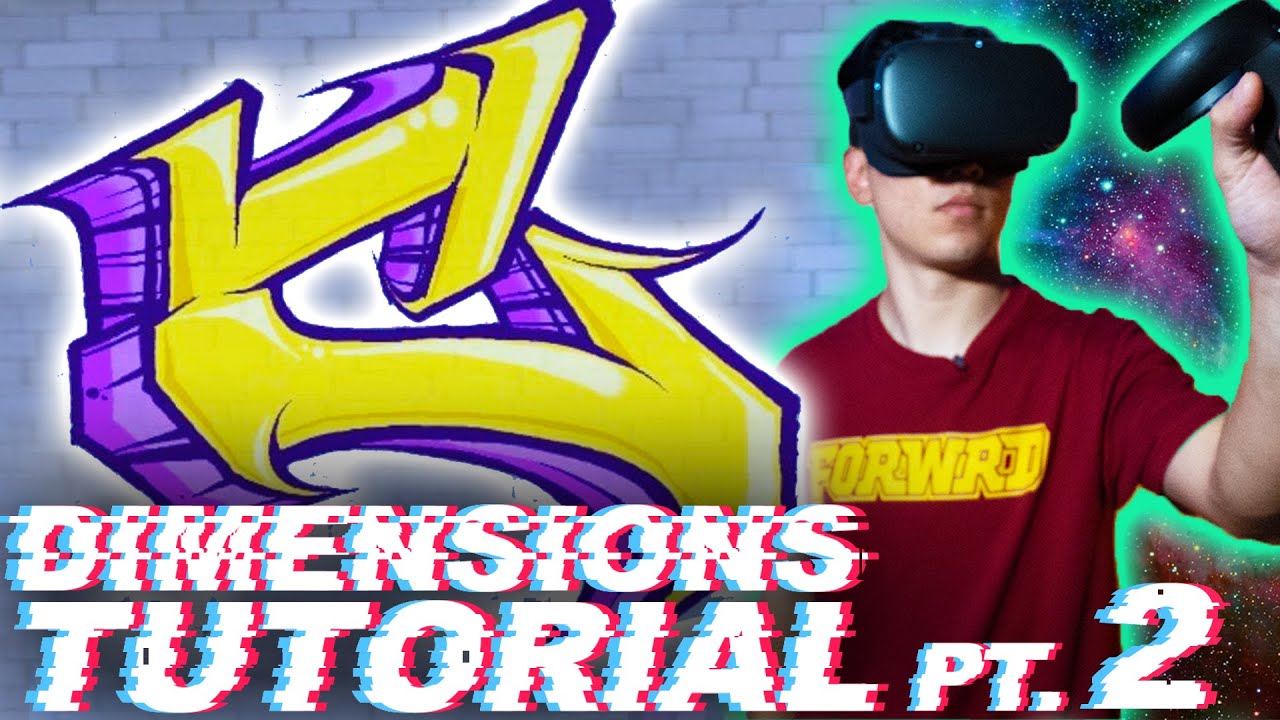 Graffiti Tutorial: How To Do 3Ds pt2 (Kingspray Graffiti VR)