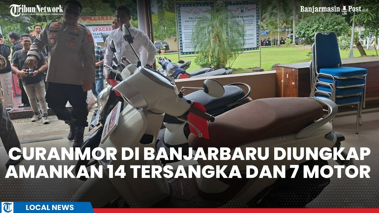 Polisi Bongkar Modus Para Pelaku Curanmor di Banjarbaru, Sasar Rumah Sepi Tanpa Pengawasan CCTV