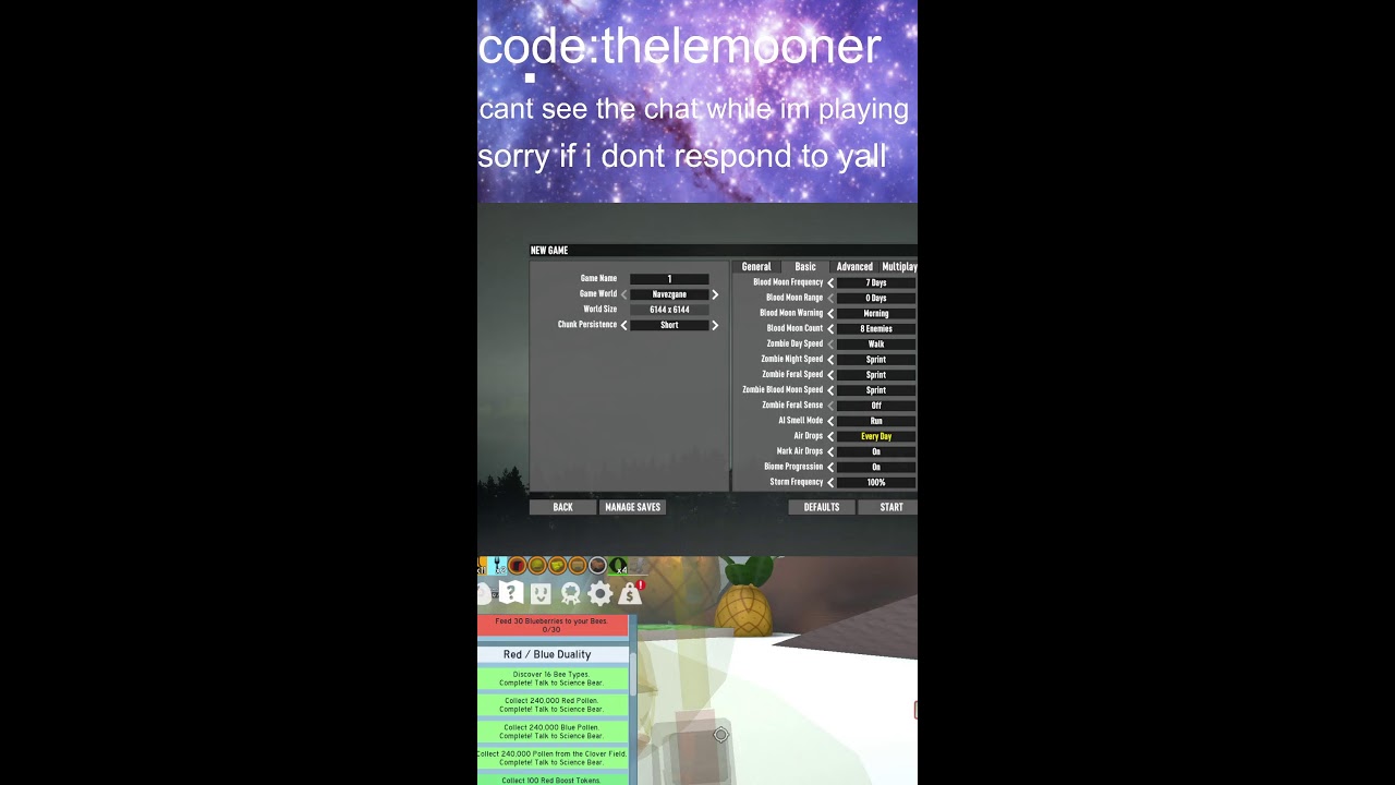 playing games (roblox=bss poppyplaytime fan games on roblox and etc) 7 days to die and more