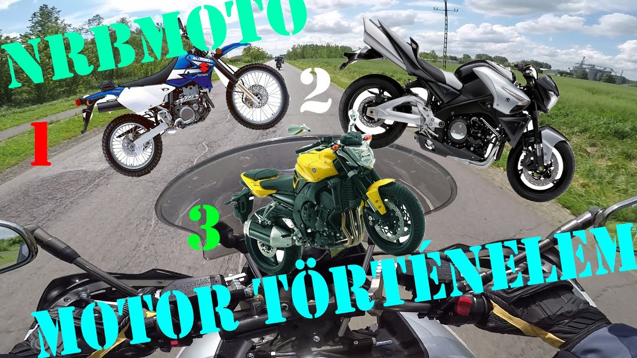 Így lettem motoros, első motor stb... :)