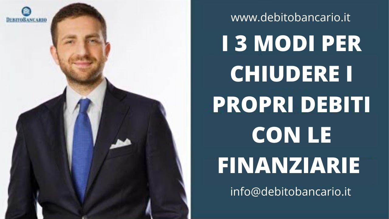 I 3 modi per chiudere i propri debiti con le finanziarie