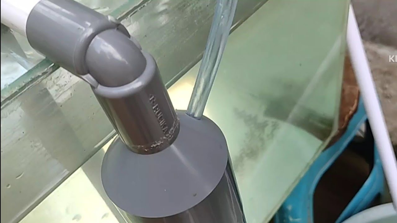 cara setting tabung overflow external | setting sump filter tanpa melubangi kaca