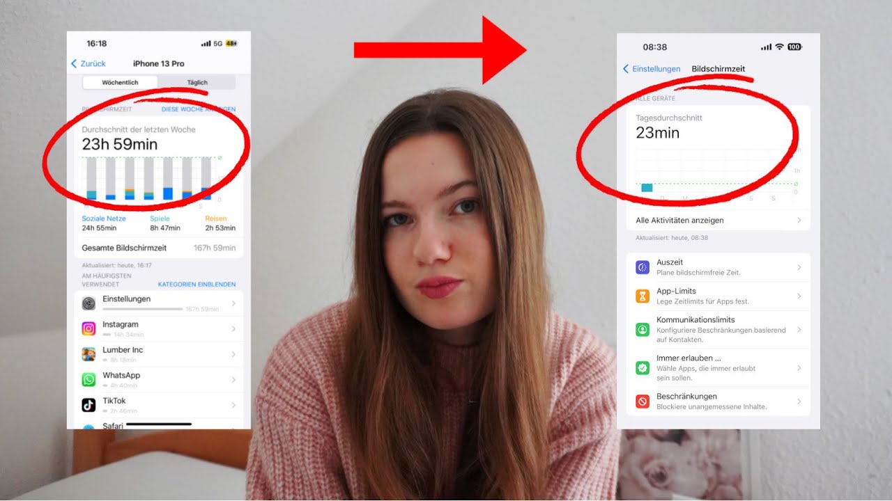 Wie du 10 Jahre deines Lebens rettest 📵(Bildschirmzeit reduzieren)